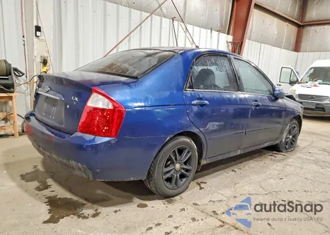 2004 Kia Spectra Lx из США, поврежденный, VIN KNAFE121145046501